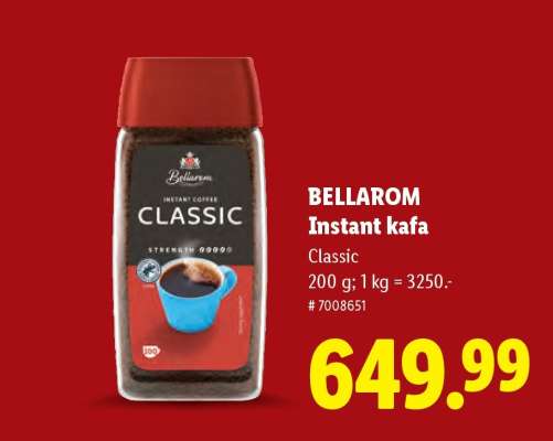 Bellarom Instant kafa
