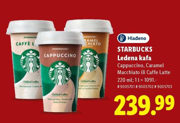 STARBUCKS Ledena kafa