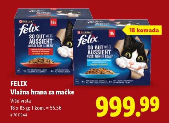 Felix vlažna hrana za mačke