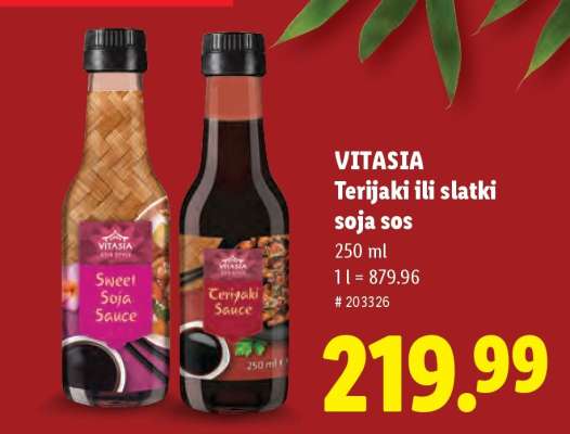 VITASIA Terijaki ili slatki soja sos