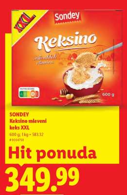 Keksino mleveni keks XXL