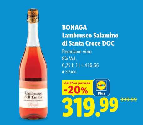 Bonaga Lambrusco Salamino di Santa Croce DOC