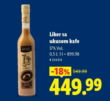Liker sa ukusom kafe