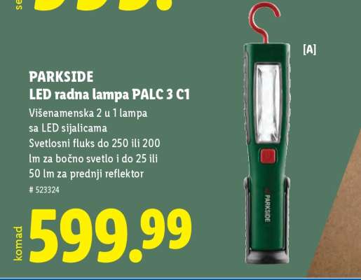 PARKSIDE LED radna lampa PALC 3 C1
