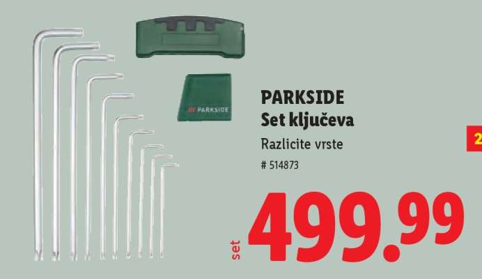 Parkside Set ključeva