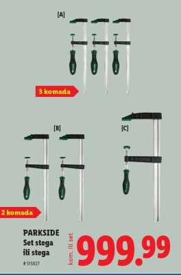 PARKSIDE Set stega ili stega
