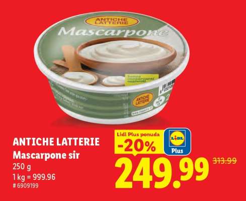 Antiche Latterie Mascarpone sir
