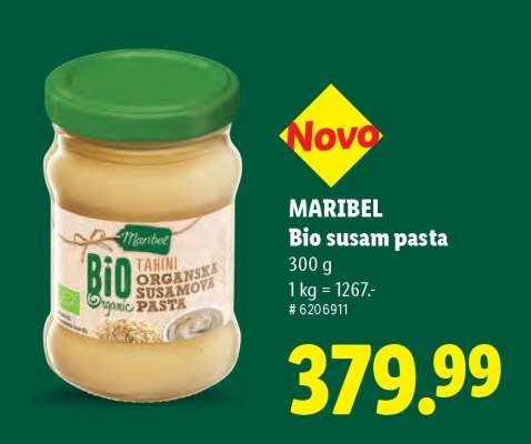 MARIBEL Bio susam pasta