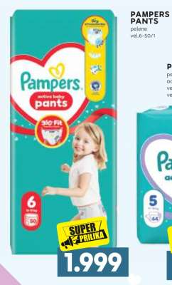 Pampers pants