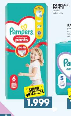 Pampers pants