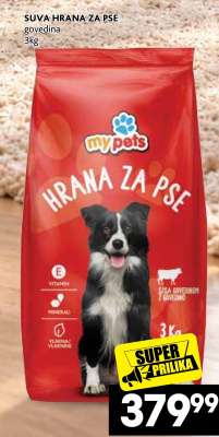 SUVA HRANA ZA PSE