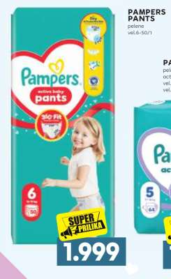 Pampers pants