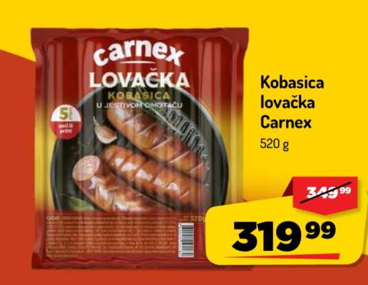 Kobasica lovačka Carnex