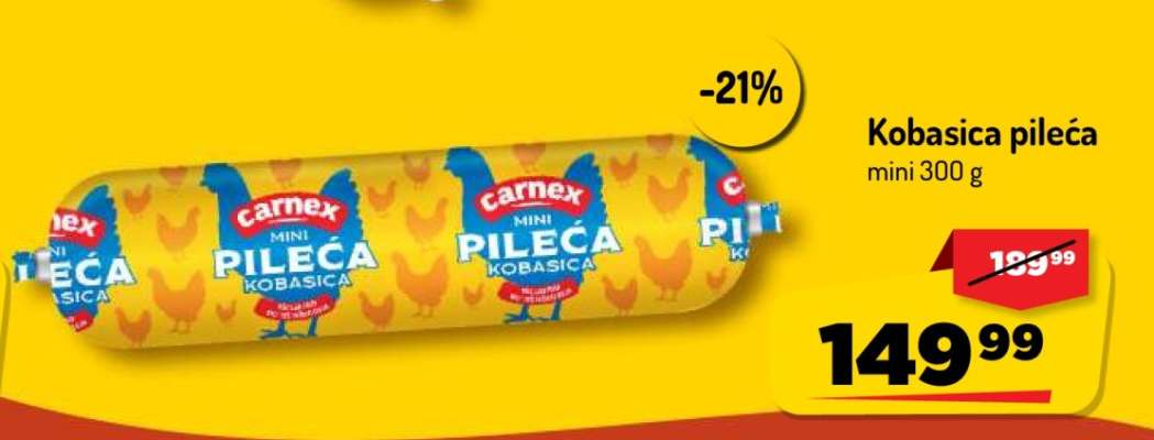 Kobasica pileća mini 300 g
