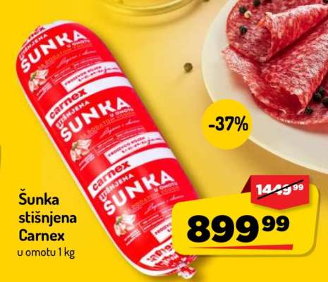 Šunka stisnjena Carnex