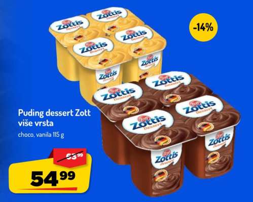 Puding dessert Zott
