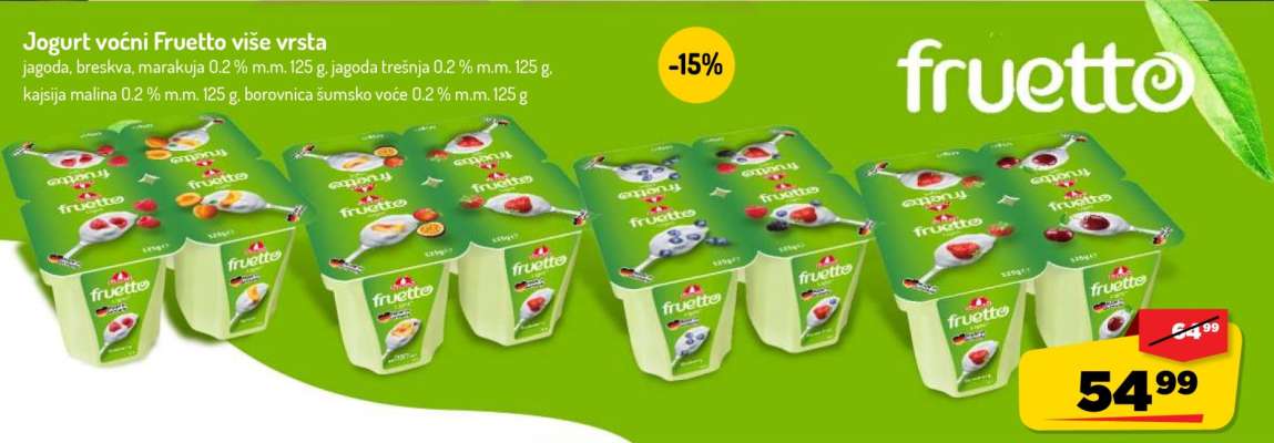 Jogurt voćni Fruetto