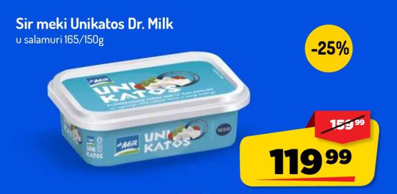 Sir meki Unikatos Dr. Milk