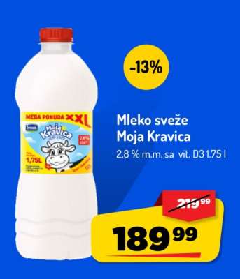 Mleko sveže Moja Kravica
