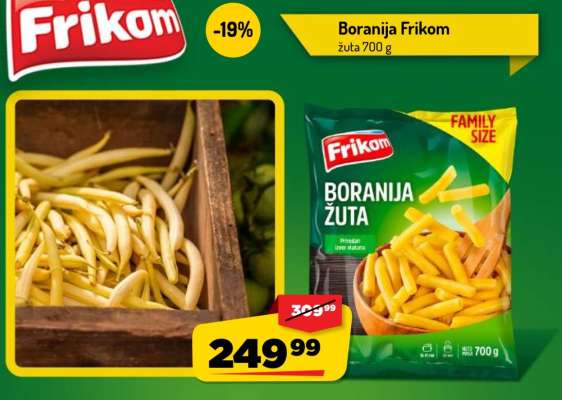 Boranija Frikom žuta 700 g