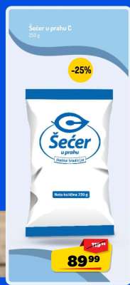 Šećer u prahu C