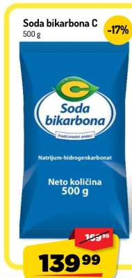 Soda bikarbona C