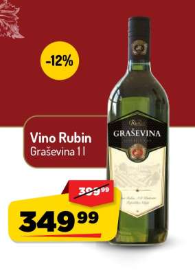 Vino Rubin - Graševina 1l