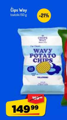 Čips Way tzatiki 150 g
