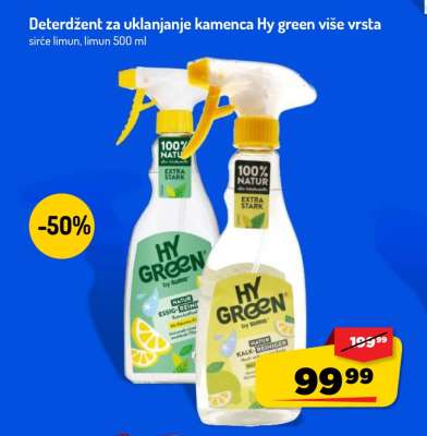 Deterdžent za uklanjanje kamenca Hy green