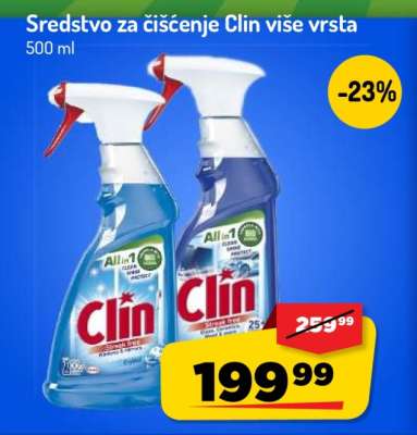 Sredstvo za čišćenje Clin više vrsta