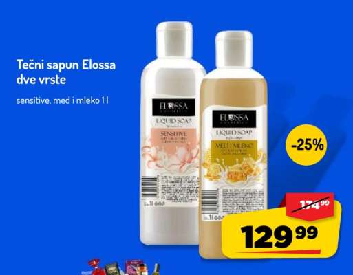 Tečni sapun Elossa dve vrste