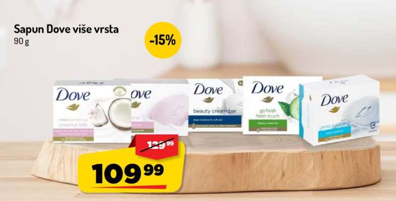 Sapun Dove više vrsta