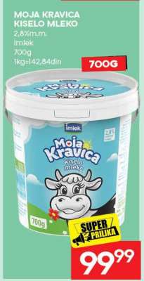 MOJA KRAVICA KISELO MLEKO