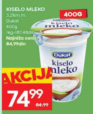 KISELO MLEKO