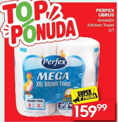 PERFEX UBRUS dvoslojni Kitchen Towel 2/1