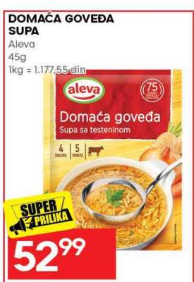 DOMAĆA GOVEĐA SUPA