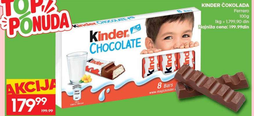 Kinder Čokolada