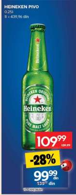 HEINEKEN PIVO