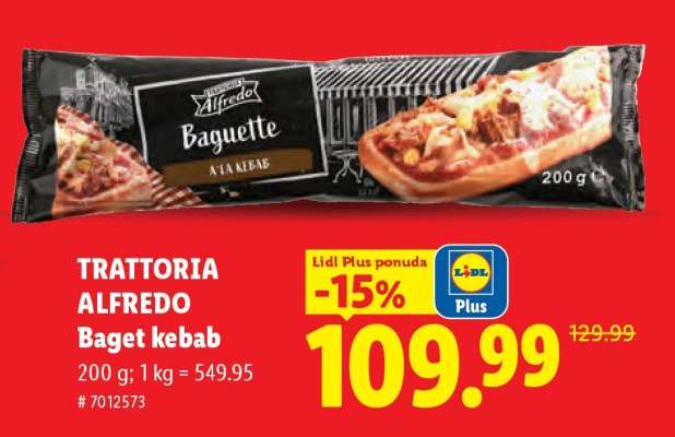 TRATTORIA ALFREDO Baget kebab
