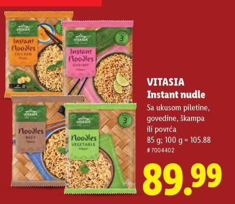 Vitasia Instant nudle