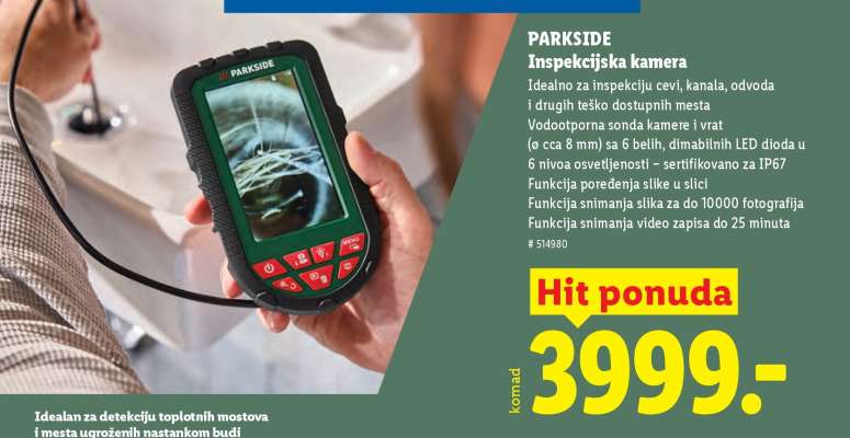 PARKSIDE Inspekcijska kamera