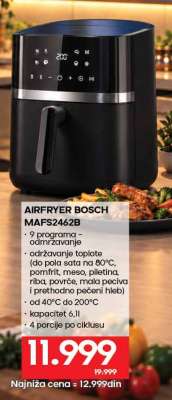 AIRFRYER BOSCH MAFS2462B