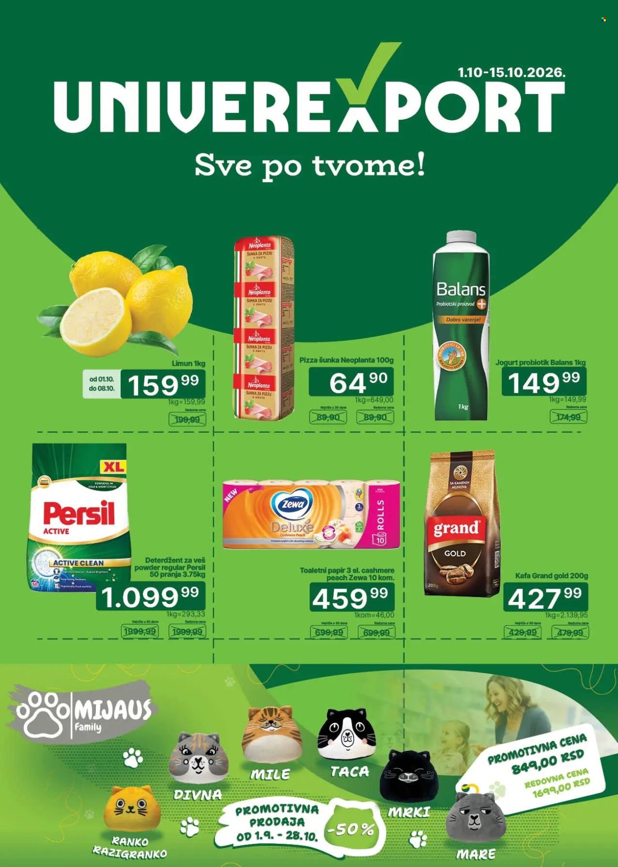 Univerexport katalog - 01.10.2026 - 15.10.2026. Stranica 1