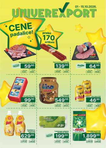 Univerexport katalog - 01.10.2026 - 15.10.2026.