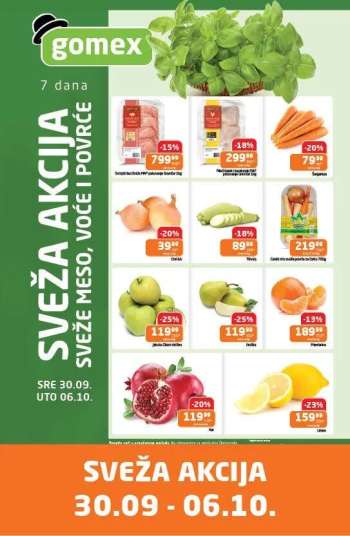 Gomex katalog - 30.09.2026 - 06.10.2026.