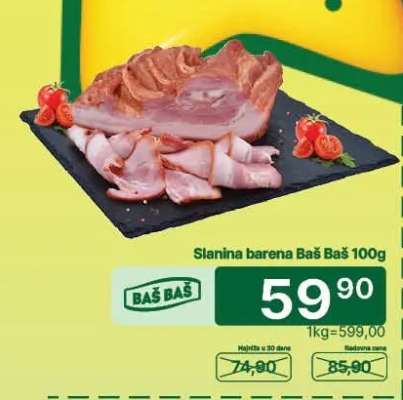 Slanina barena Baš Baš 100g