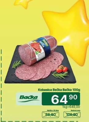 Kobasica Bečka Bačka 100g
