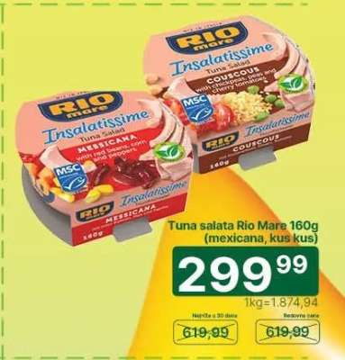 Tuna salata Rio Mare 160g