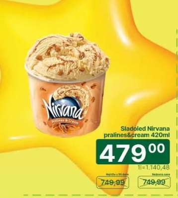 Sladoled Nirvana Pralines & Cream 420ml