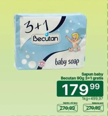 Sapun baby Becutan 90g 3+1 gratis